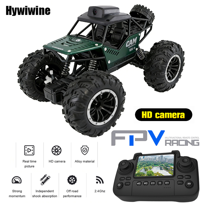 Kids Toys Under 50 - รถบังคับวิทยุพร้อมกล้อง FPV ส่งสัญญาณภาพแบบเรียลไทม์ 2.4g พร้อมจอ LCD