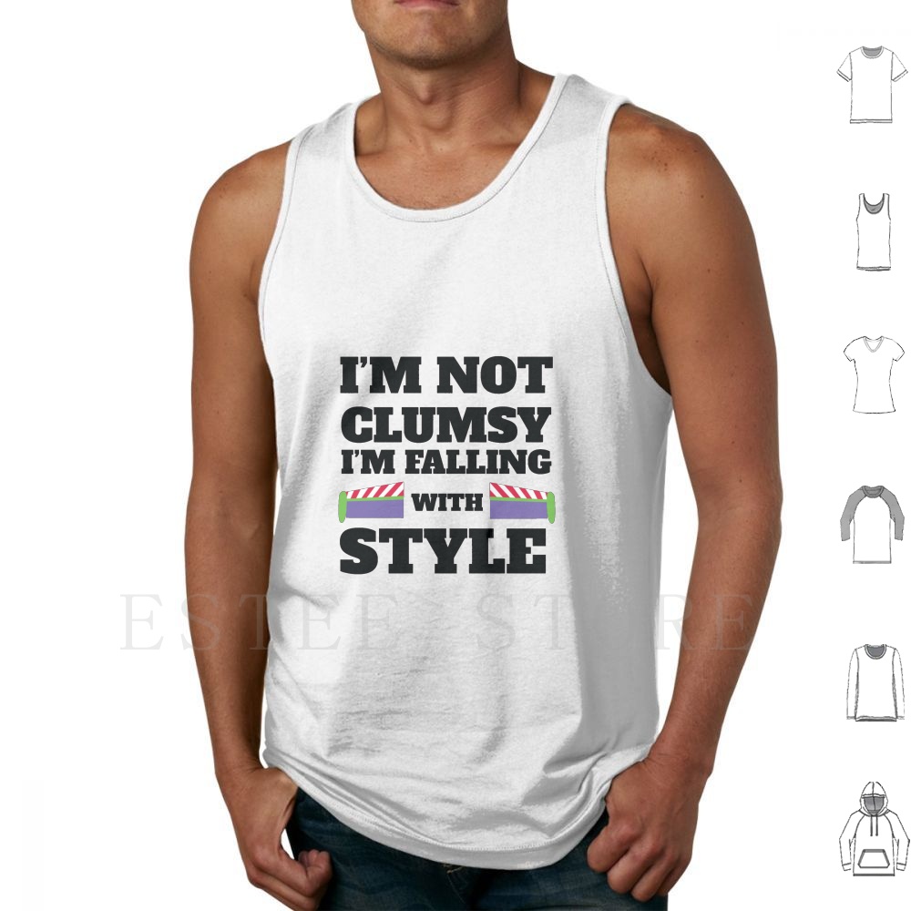 Kids Toys Vector - Clumsy Tank Tops เสื้อกั๊กแขนกุด Reign สี