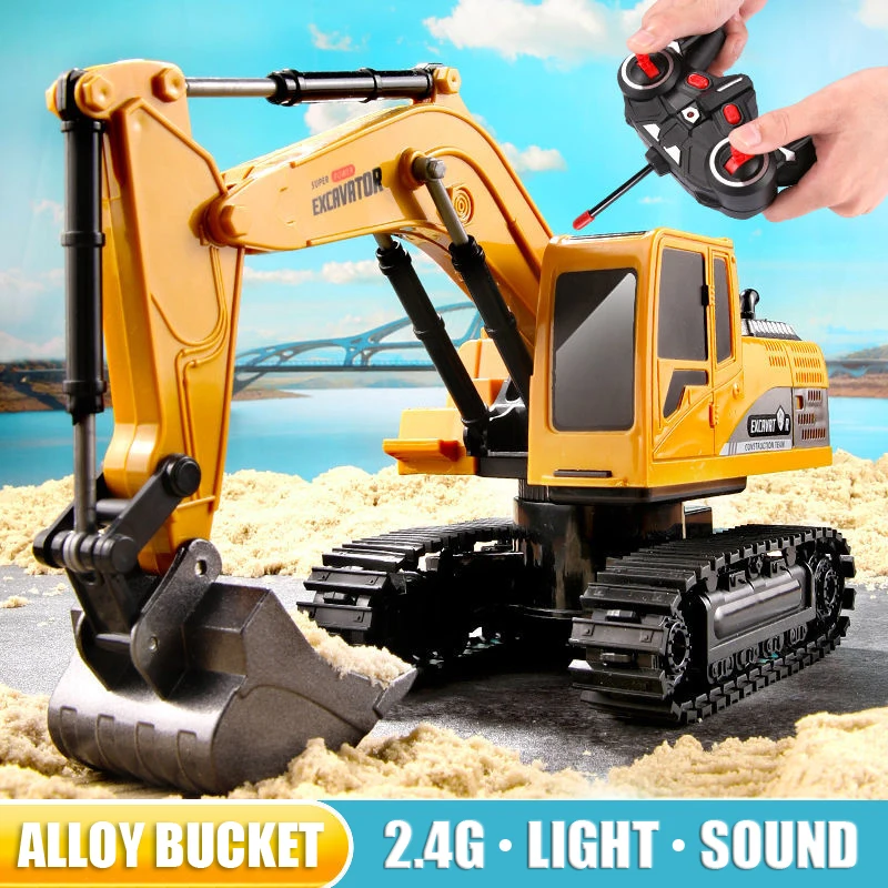 Kids Toys Channel - รถขุด RC 2.4Ghz 6 ช่องสัญญาณ 1:24