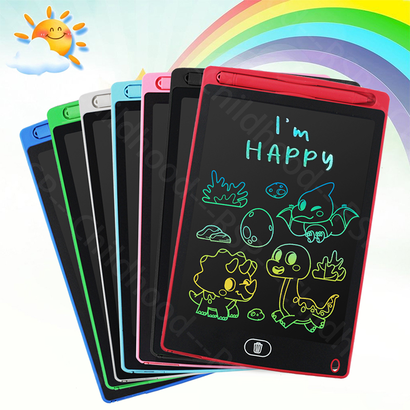Kids Toys Xmas - แท็บเล็ตเขียนหน้าจอ LCD สำหรับเด็ก, กระดานวาดภาพสีสันสดใสขนาด 8.5 นิ้ว,
