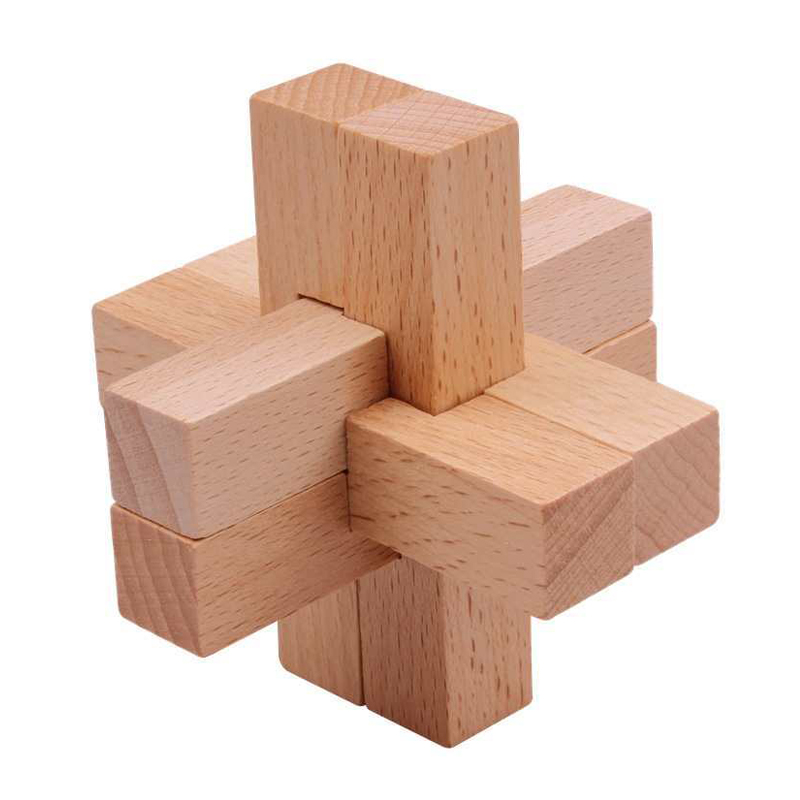 Wooden Puzzle Kids - ปริศนาไม้ลูบันสำหรับผู้ใหญ่และเด็ก ฝึกสมอง ฝึกตรรกะ ฝึกไอคิว เกมไขปริศนา ของเล่นเสริมพัฒนาการ