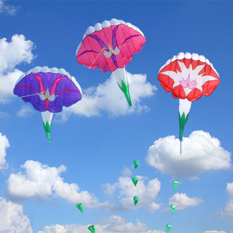Kite Wind Outdoor - ว่าวขนาดใหญ่ ว่าวแบบนุ่ม ว่าวรูปดอกไม้ยามเช้า ว่าวเป่าลม ของเล่นว่าว ว่าวเซอร์ฟ