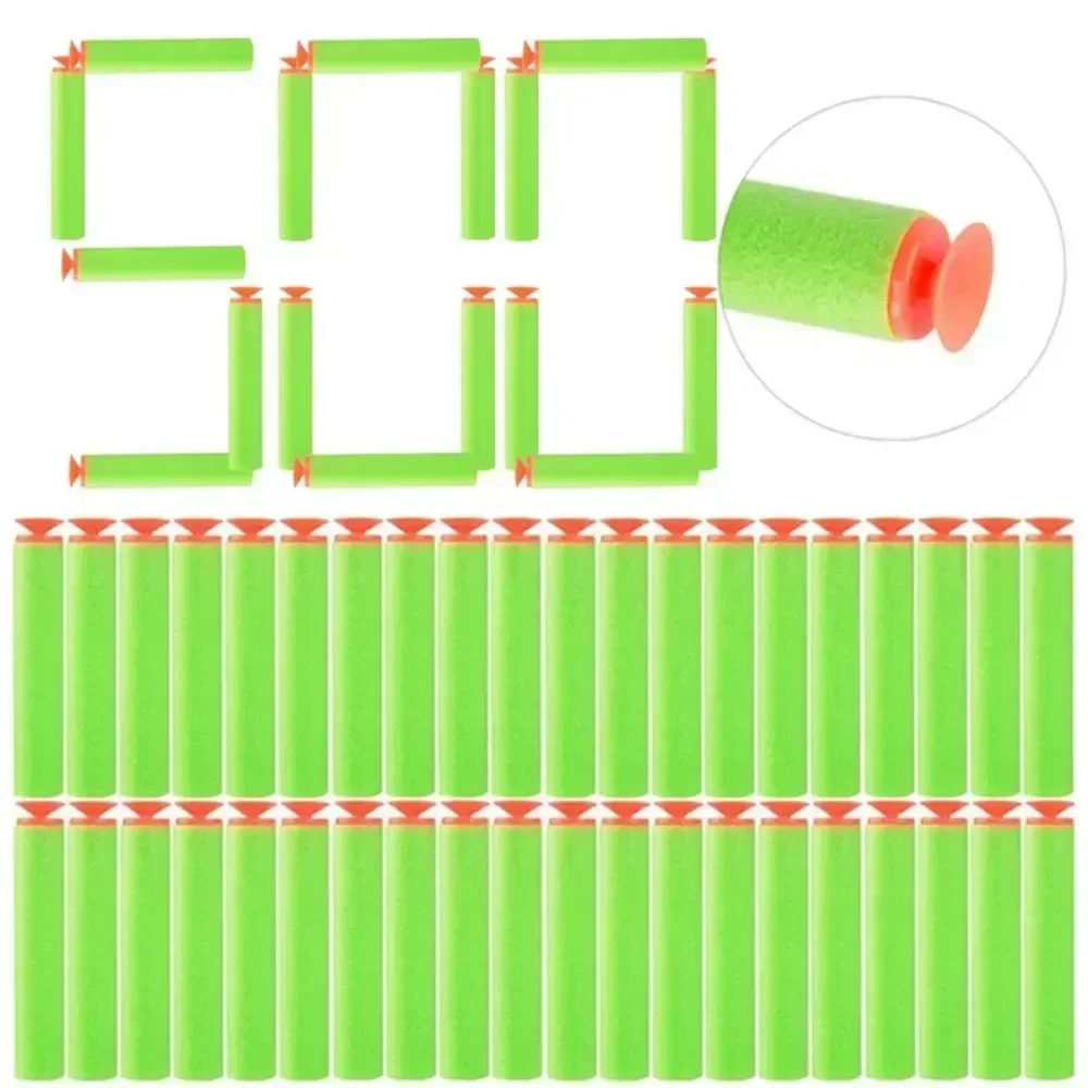 Foam Dart Gun - ลูกดอกขนาด 7.2 ซม. 100/1000 ชิ้น สำหรับปืนของเล่นแบบดูดติด