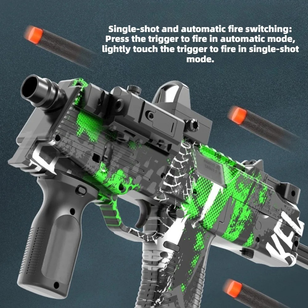 ปืนของเล่นไฟฟ้า MP9 ปืนยิงลูกด - Foam Dart Gun บทวิจารณ์และราคา
