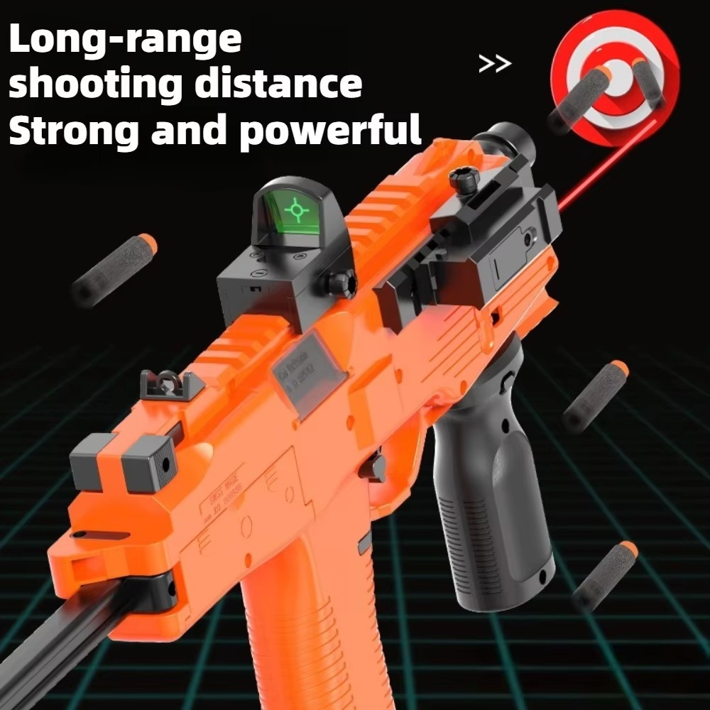 ปืนของเล่นไฟฟ้า MP9 ปืนยิงลูกด - Foam Dart Gun บทวิจารณ์และราคา