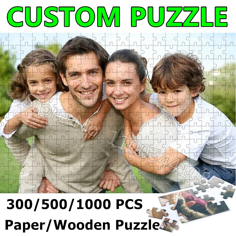 จิ๊กซอว์ภาพถ่ายสั่งทำ 300/500/ - Wooden Puzzle Kids บทวิจารณ์และราคา