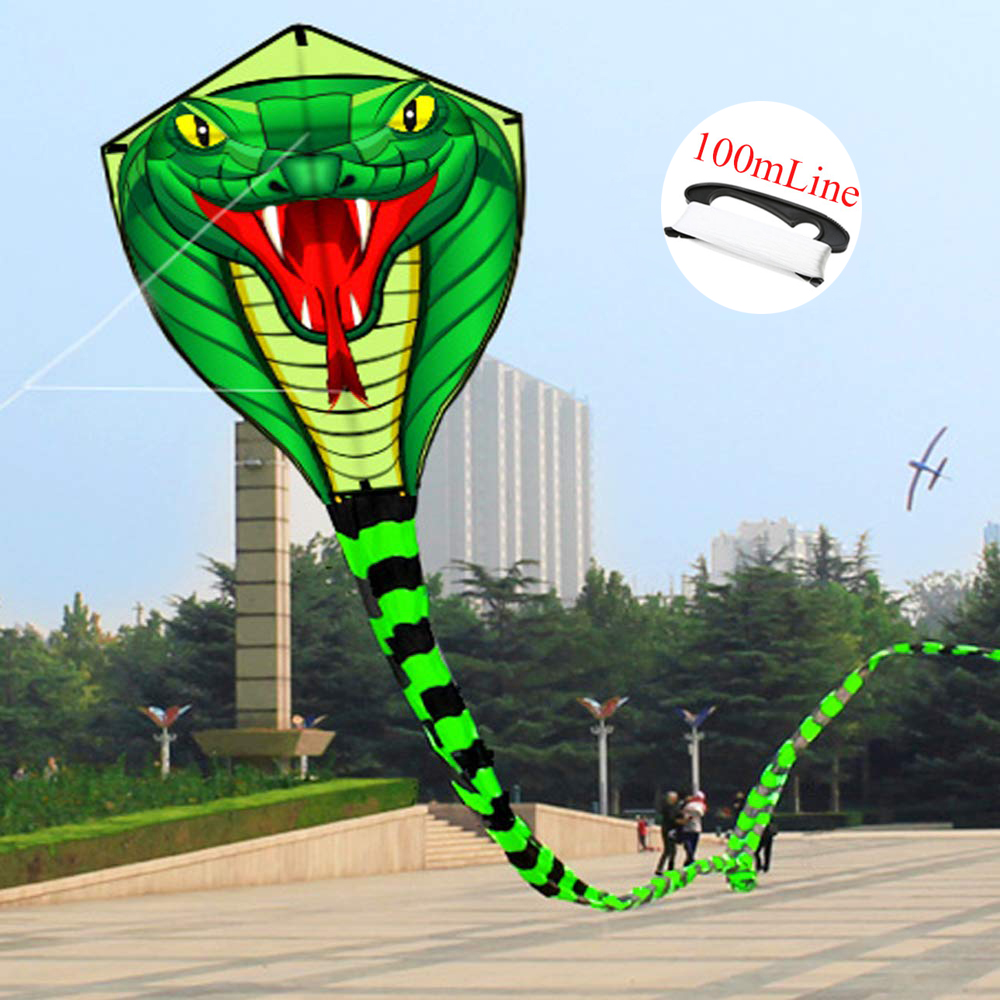 ขนาดใหญ่8/15M งู/Power Cobra K - Kite Wind Outdoor บทวิจารณ์และราคา