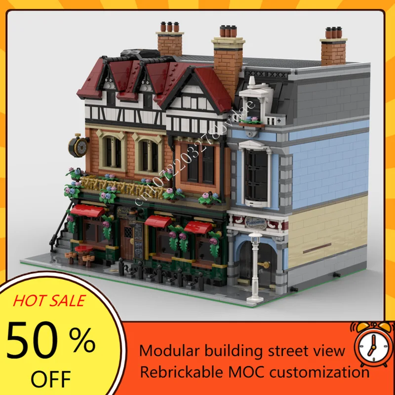 Tudor Center Modular MOC Creat - Kids Toys Xmas บทวิจารณ์และราคา