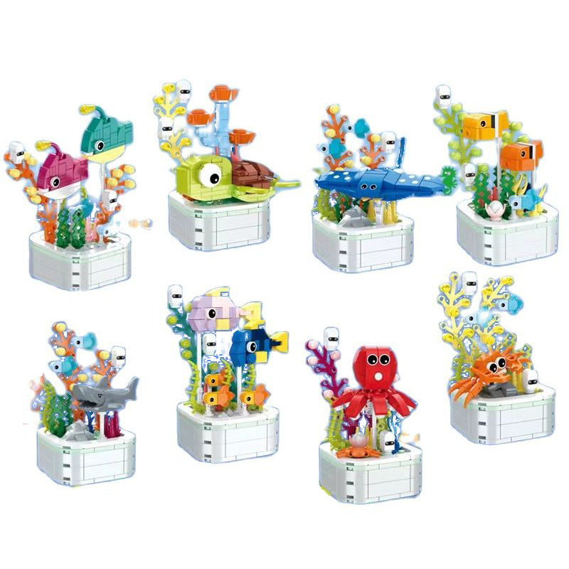 1ชิ้นสัตว์ป่าน่ารักบล็อกตัวต่อ - Kid Toys And More บทวิจารณ์และราคา