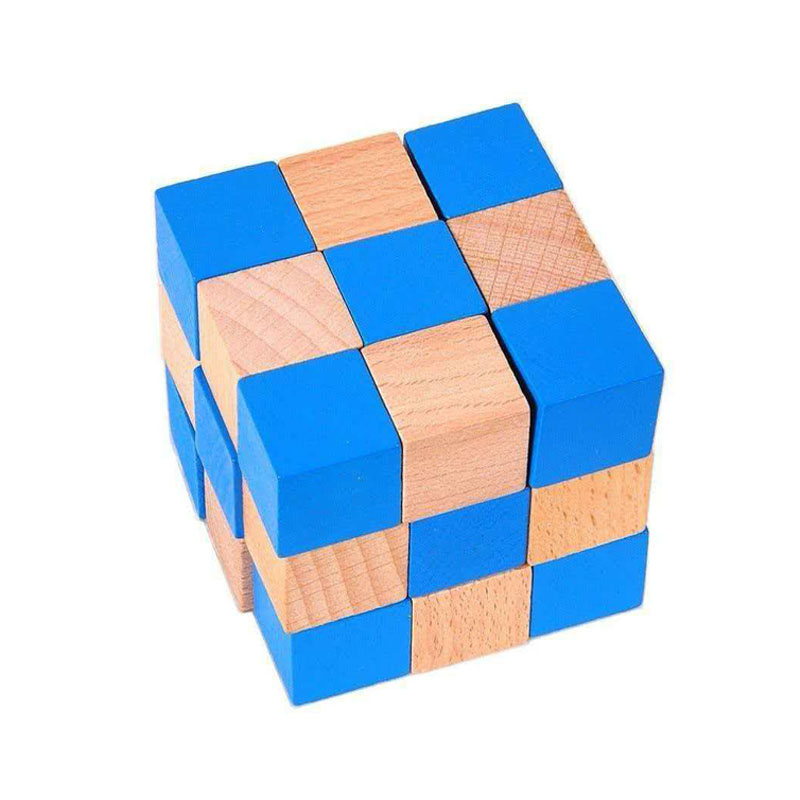 เกมฝึกสมองไม้รูปทรงลูกบาศก์สี่ - Wooden Puzzle Kids บทวิจารณ์และราคา