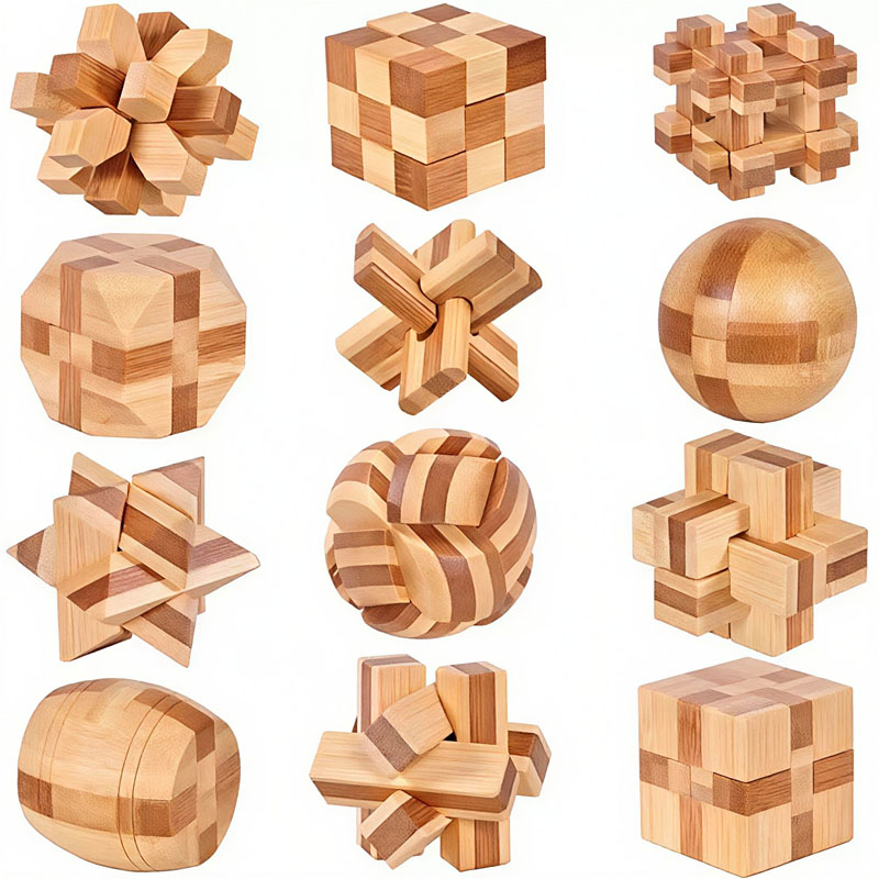 ของเล่นปริศนาล็อคหลู่ปัน ขนาด  - Wooden Puzzle Kids บทวิจารณ์และราคา
