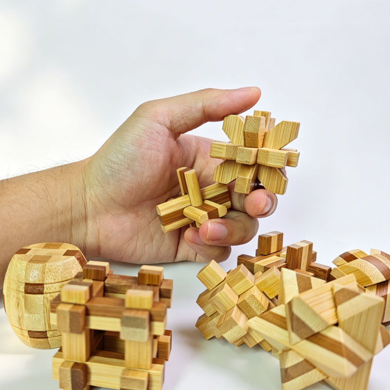 ของเล่นปริศนาล็อคหลู่ปัน ขนาด  - Wooden Puzzle Kids บทวิจารณ์และราคา