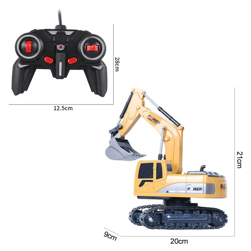 รถขุดบังคับวิทยุ 2.4Ghz 6 ช่อง - Kids Toys Channel บทวิจารณ์และราคา