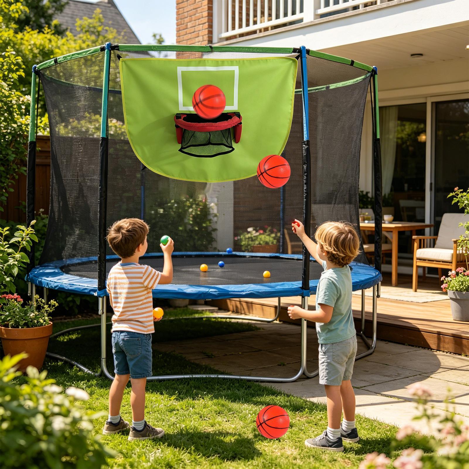 ห่วงบาสเก็ตบอลสำหรับแทรมโพลีนพ - Basketball Hoop Kids Indoor บทวิจารณ์และราคา