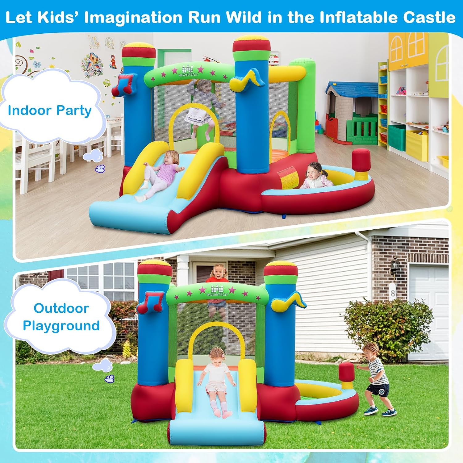 บ้านลมพร้อมบ่อบอล, บ้านลมสำหรั - Basketball Hoop Kids Indoor บทวิจารณ์และราคา