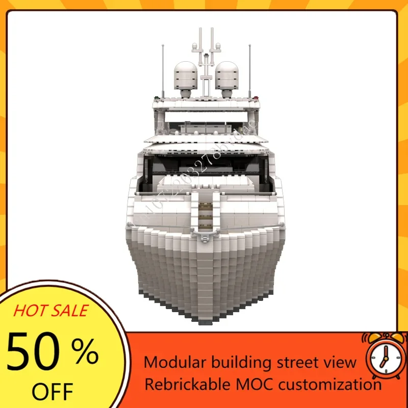 4657PCS Custom MOC Super Yacht - Kids Toys Xmas บทวิจารณ์และราคา