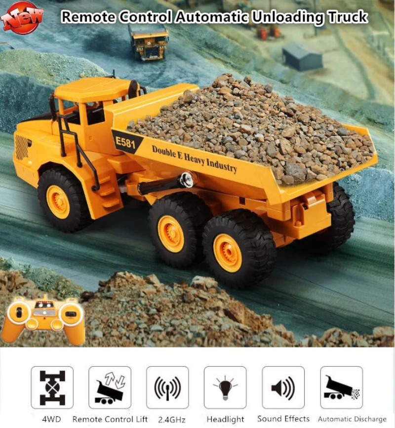 รถดัมพ์บังคับวิทยุ RC 1:20 2.4 - Kids Toys Under $20 บทวิจารณ์และราคา