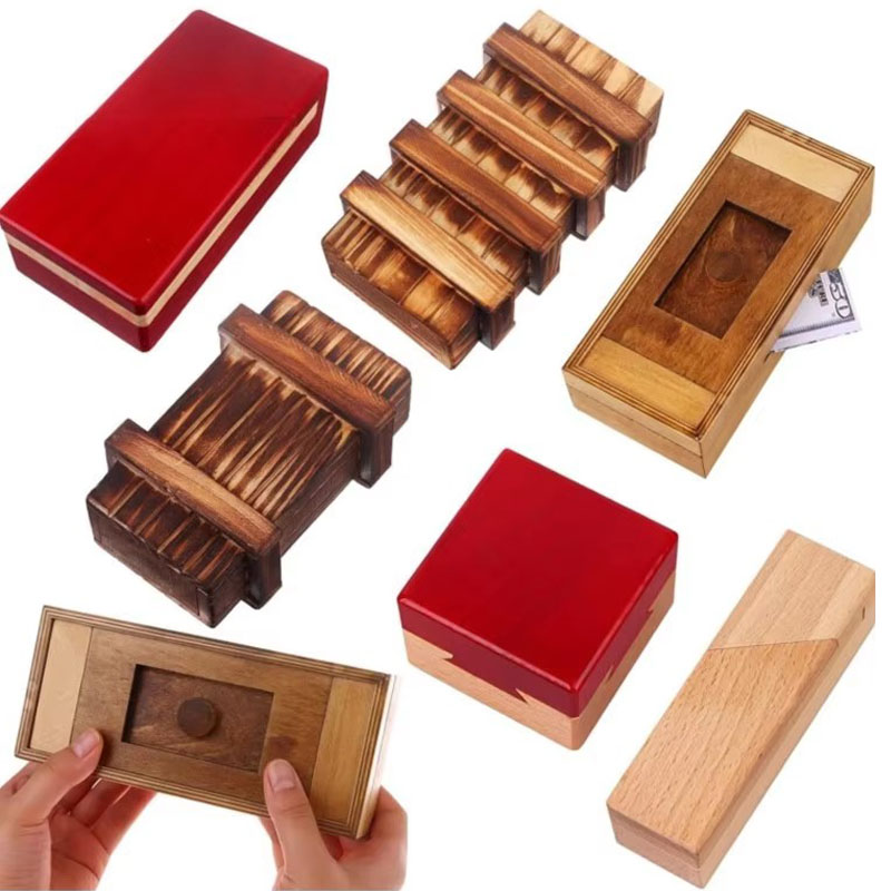 กล่องปริศนาไม้พร้อมช่องลับซ่อน - Wooden Puzzle Kids บทวิจารณ์และราคา