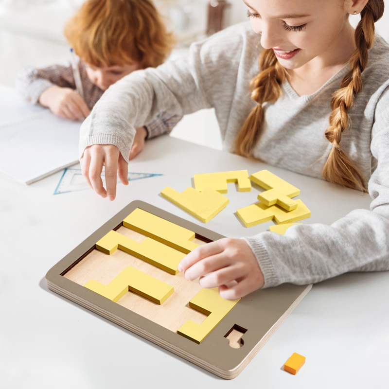 ปริศนาไม้เรขาคณิตท้าทาย Imposs - Wooden Puzzle Kids บทวิจารณ์และราคา