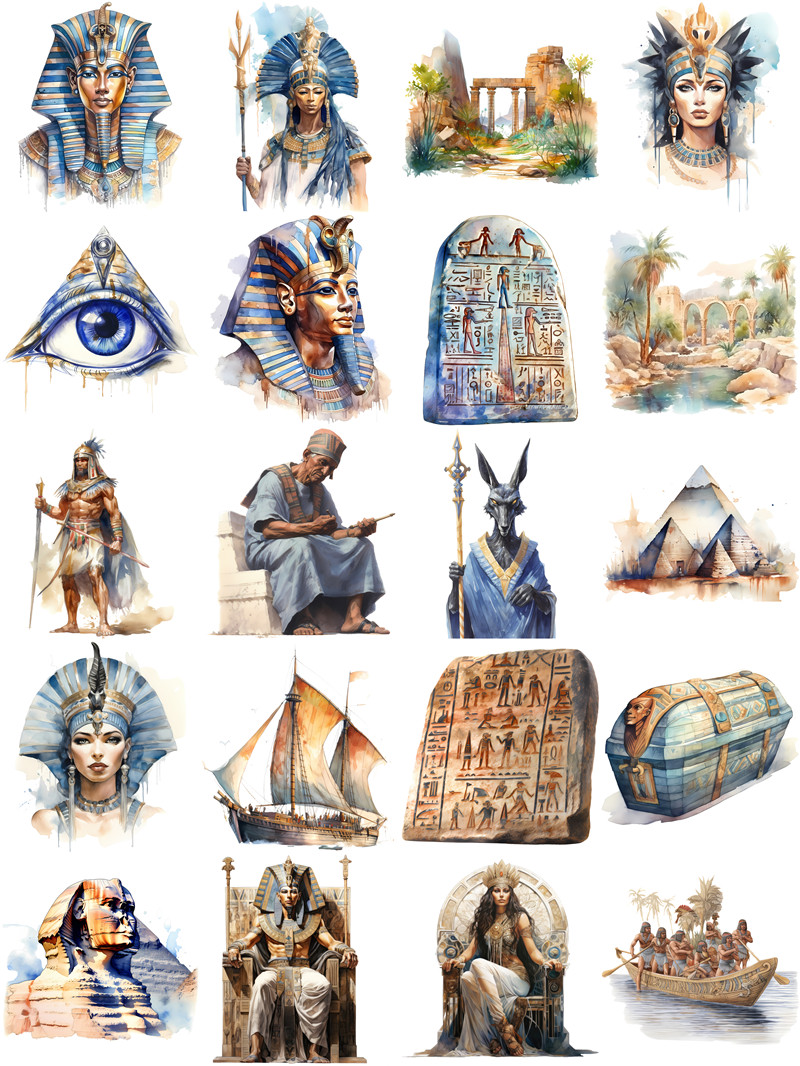 งานฝีมือสติกเกอร์อียิปต์โบราณแ - Kids Toys Egypt บทวิจารณ์และราคา