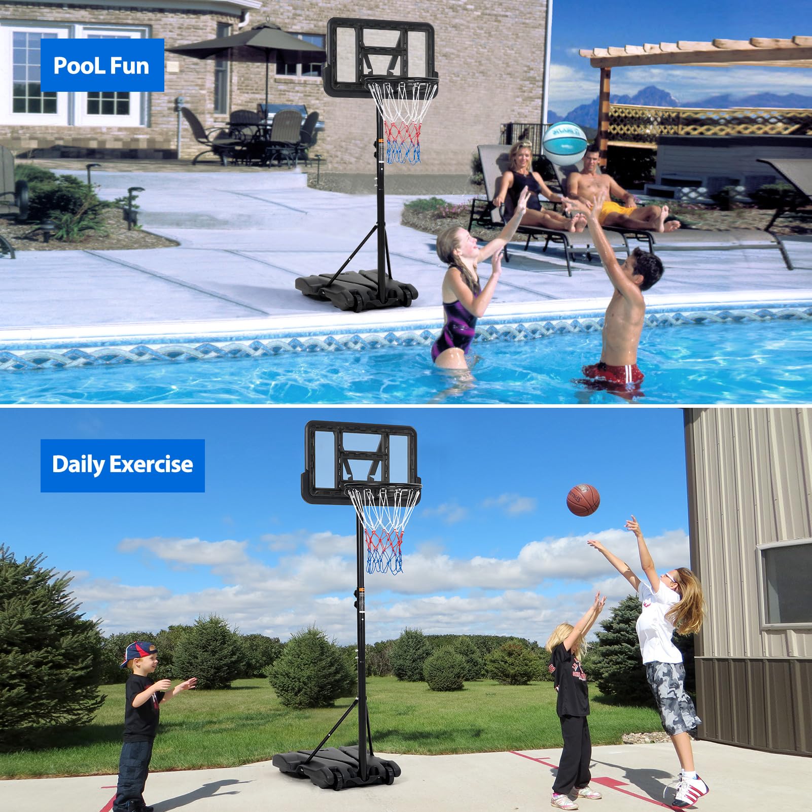 ห่วงบาสเกตบอลสำหรับเด็ก ปรับคว - Basketball Hoop Kids Indoor บทวิจารณ์และราคา